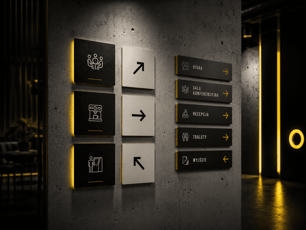Wayfinding - Systemy oznakowania